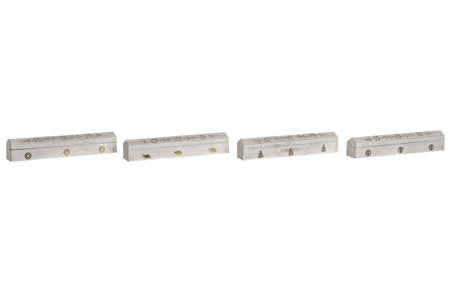 RÄUCHERHALTER-SET 12 GRIFFE 29X4X5 MIT 12 STÄBCHEN IN205030