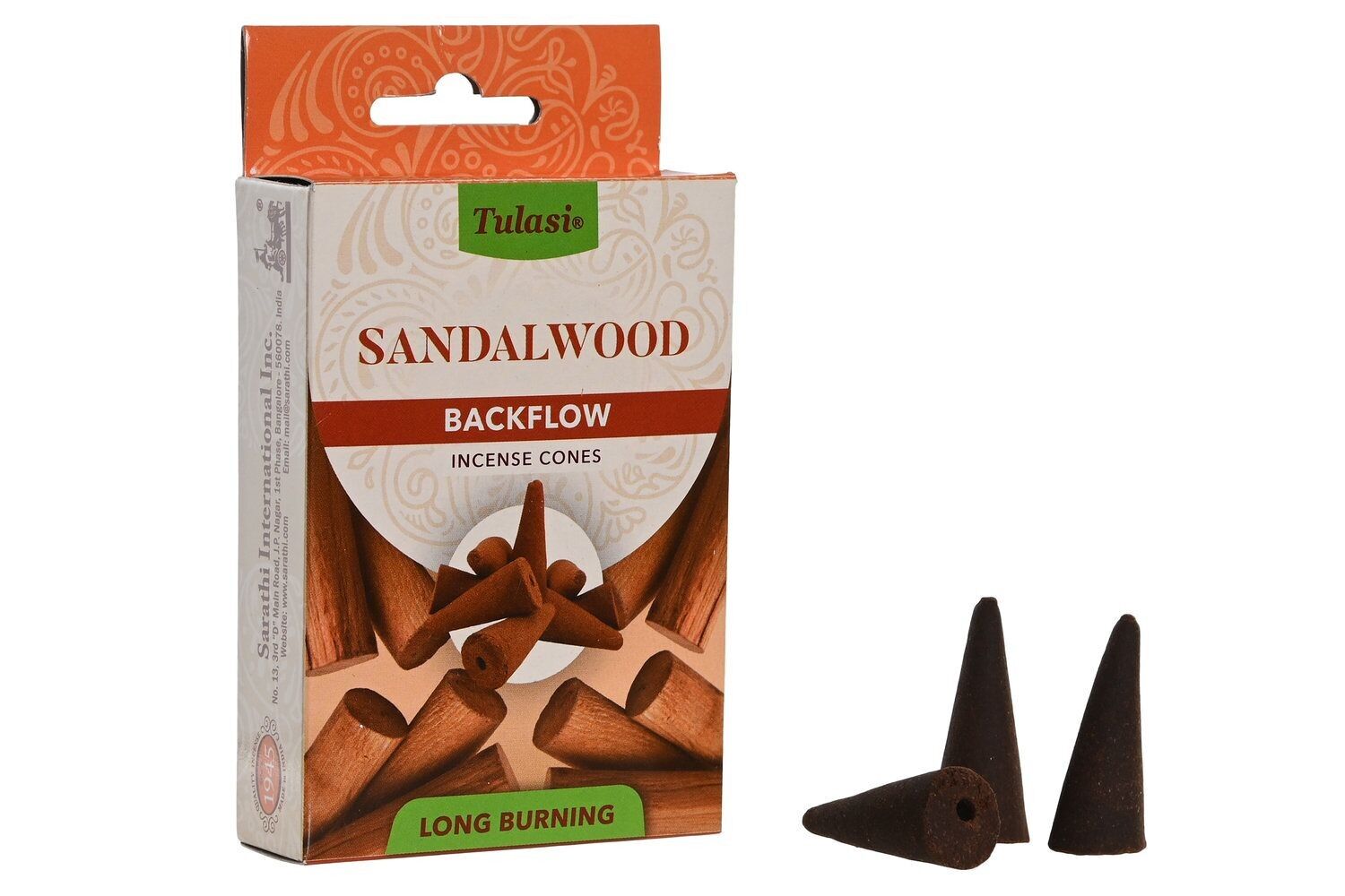 CONI INCENSO SET 10 AROMI 1,5X1,5X3,5 SANDALO IN205495