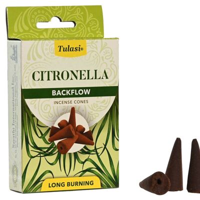 INCENSE CONE SET 10 AROMA 1.5X1.5X3.5 CITRONELA IN205498