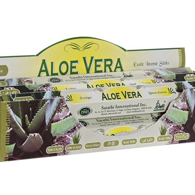 INCIENSO VARILLA SET 20 AROMA 25X4X4 25 CM, ALOE V IN22222