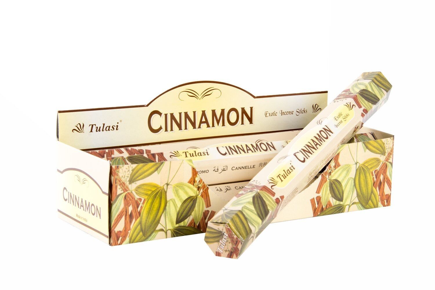 SET DE BÂTONNETS D'ENCENS 20 ARÔME 25X4X4 25 CM, CANNELLE IN33516