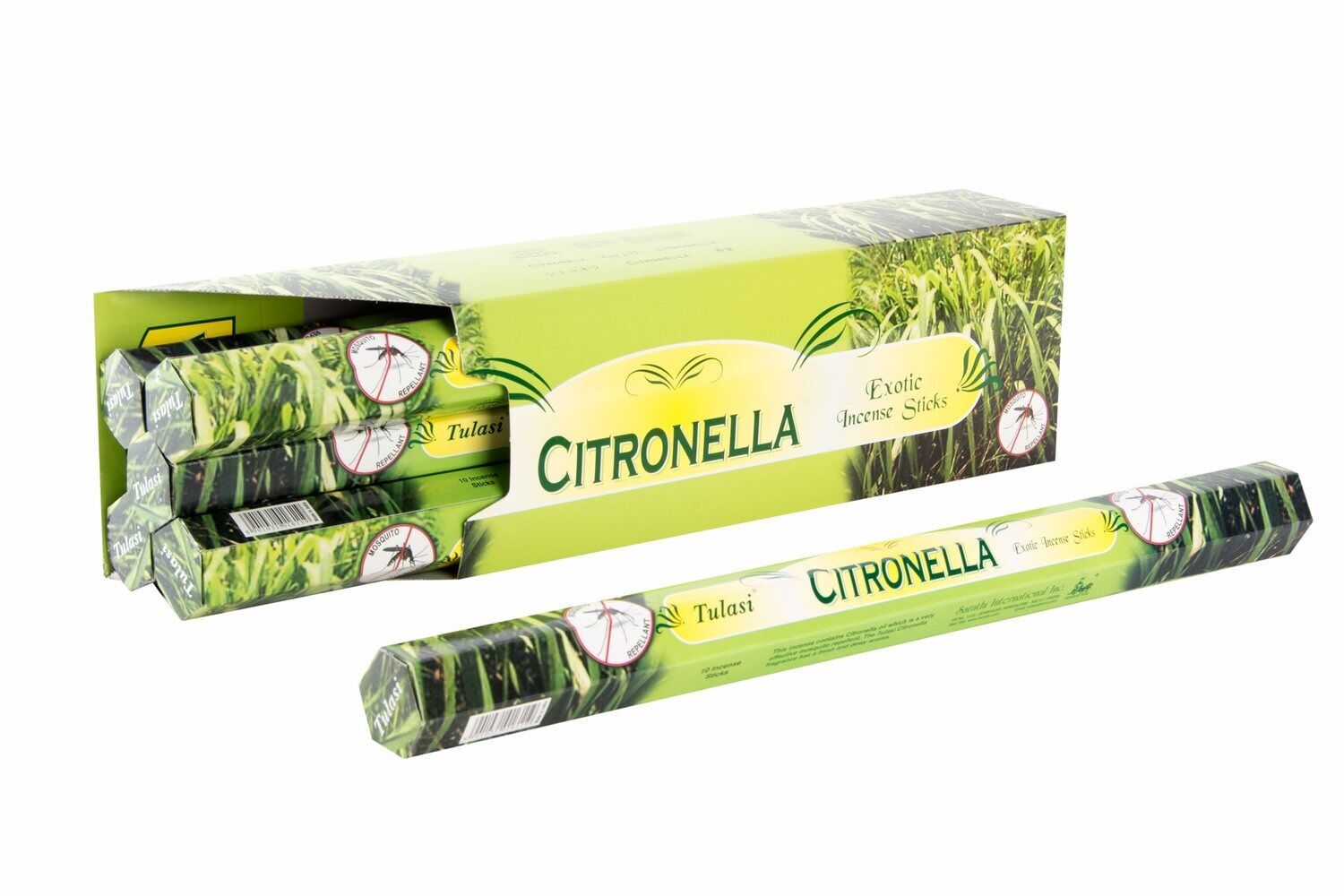 SET DE BÂTONNETS D'ENCENS 10 ARÔME 42X5X5 42 CM, CITRON IN41141