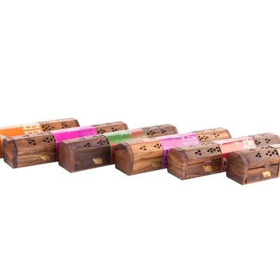 INCENSE HOLDER SET 20 AROMA 26X8X8 25 CM, MANDAL IN59593