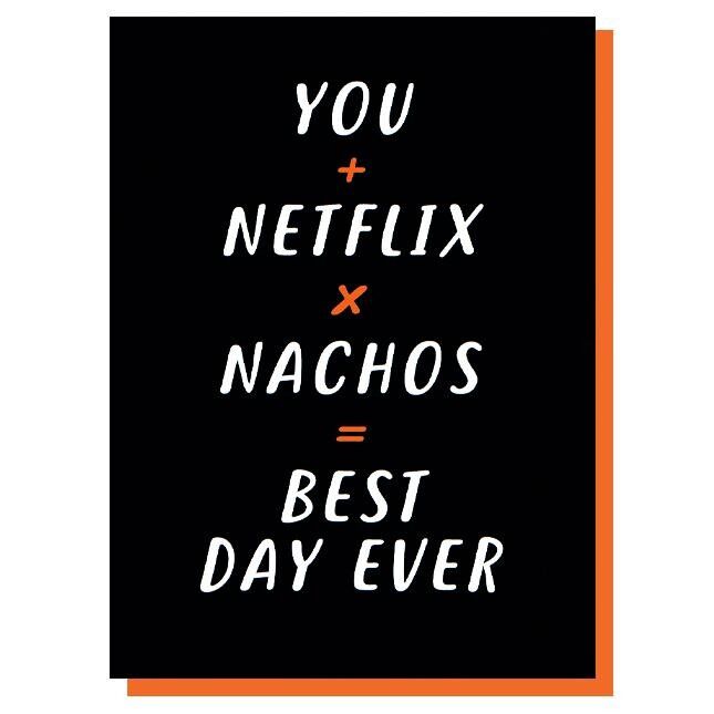Sie + Netflix x Nachos-Karte
