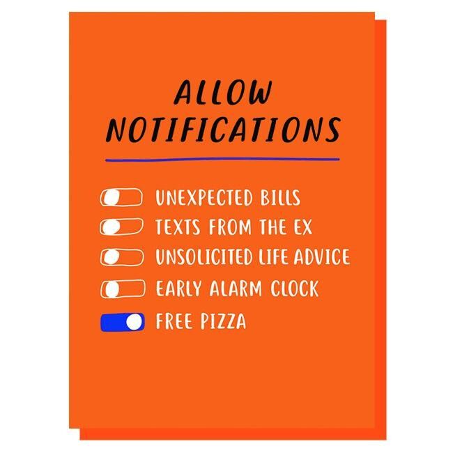 Benachrichtigungskarte zulassen