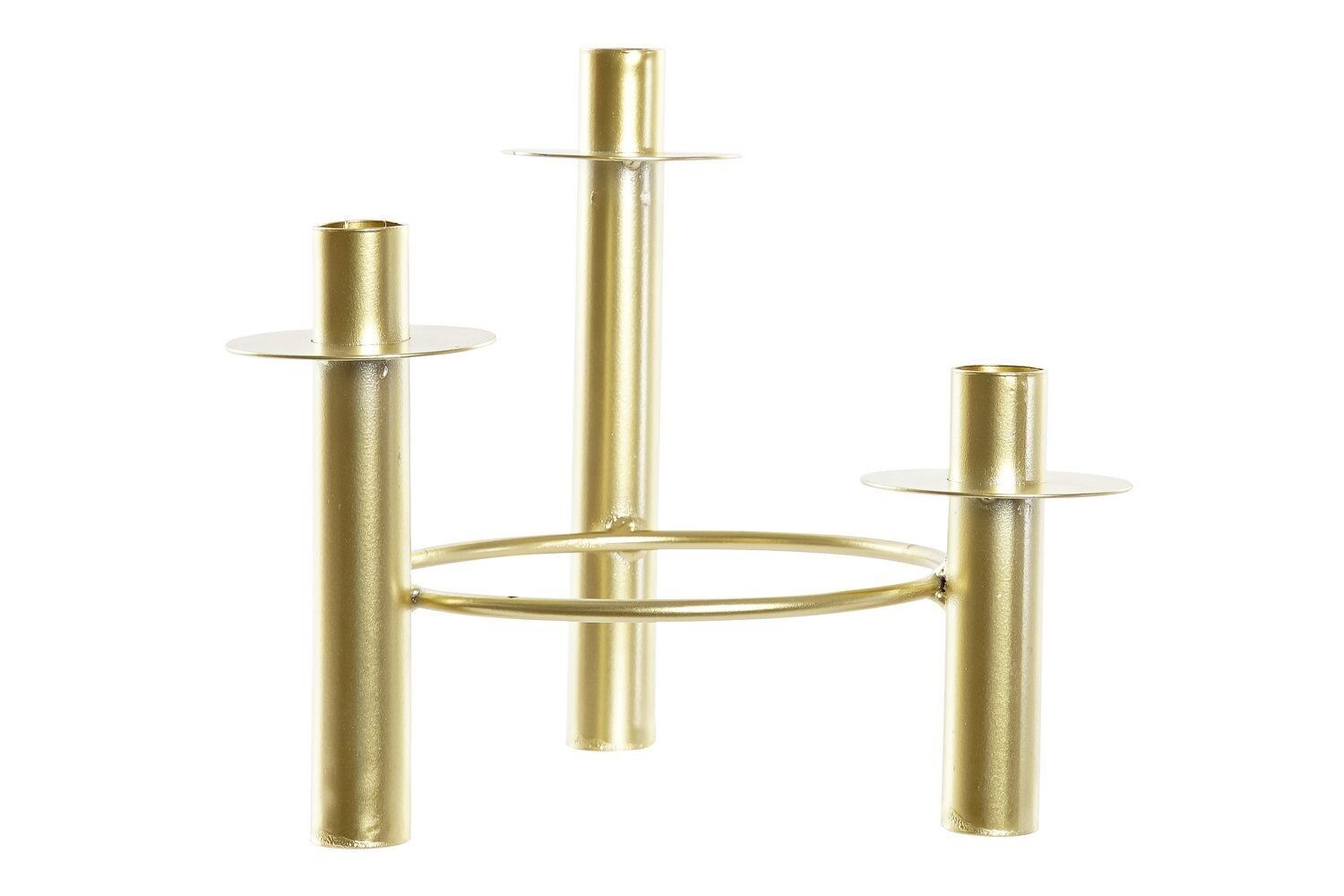 CANDELABRO METAL 23X21X20 DORADO PV191099