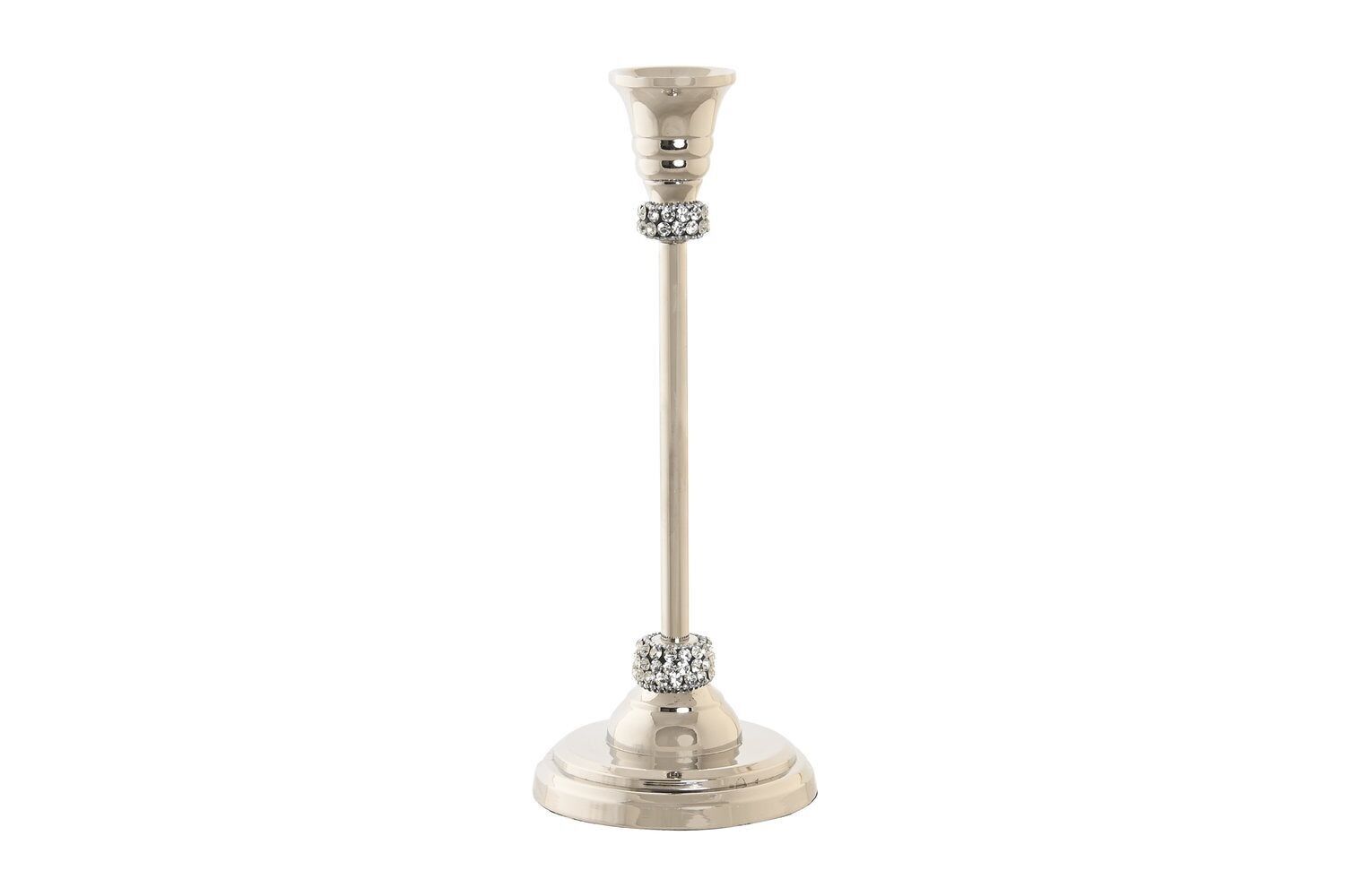 CANDELABRA IN ALLUMINIO ACRILICO 10X10X25 CROMATO PV205280