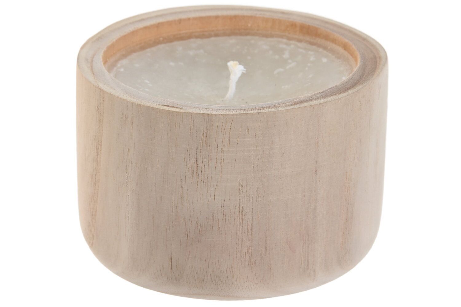 CANDELA IN CERA DI PINO 13X13X8,5 200 GR. NATURALE VE186319