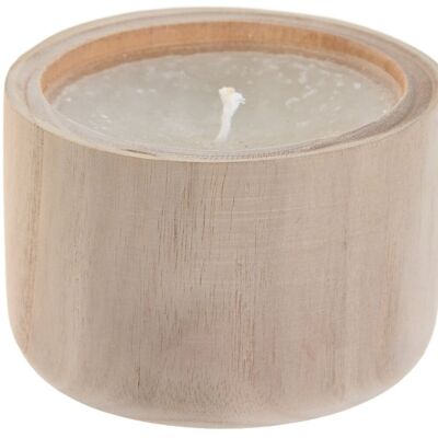 PINE WAX CANDLE 13X13X8.5 200 GR. NATURAL VE186319