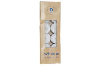 SET DE BOUGIES 12 CIRE 3,7X3,7X1,4 12 GR. 3,5 HEURES VE187617 2