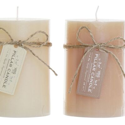 WAX CANDLE 6.5X6.5X10 295 55 HOURS 2 SURT. VE187720