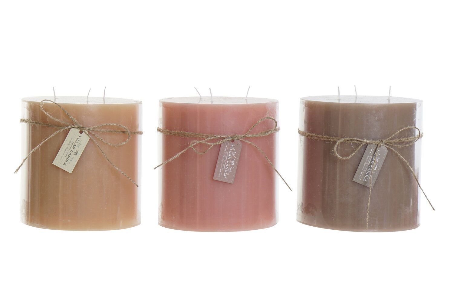 CANDELA IN CERA 15X15X15 120 ORE 3 SURT. VE187729