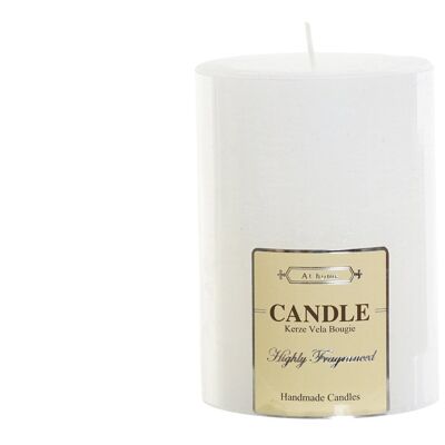 WAX CANDLE 6.5X6.5X9.5 285 GR, WHITE VE190624