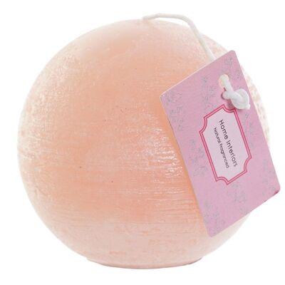 WAX CANDLE 7.5X7.5X7.5 188 GR, 35 HOURS PINK VE190638