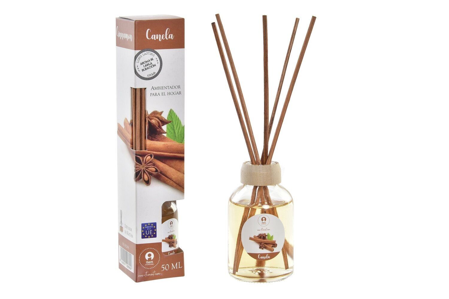 MIKADO CRYSTAL AIR FRESHENER 4X4X20 50 ML, CINNAMON VE192895