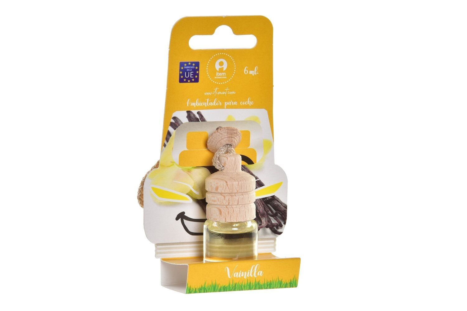 AMBIENTADOR COCHE CRISTAL 6,5X3X11 6 ML, VAINILLA VE192907