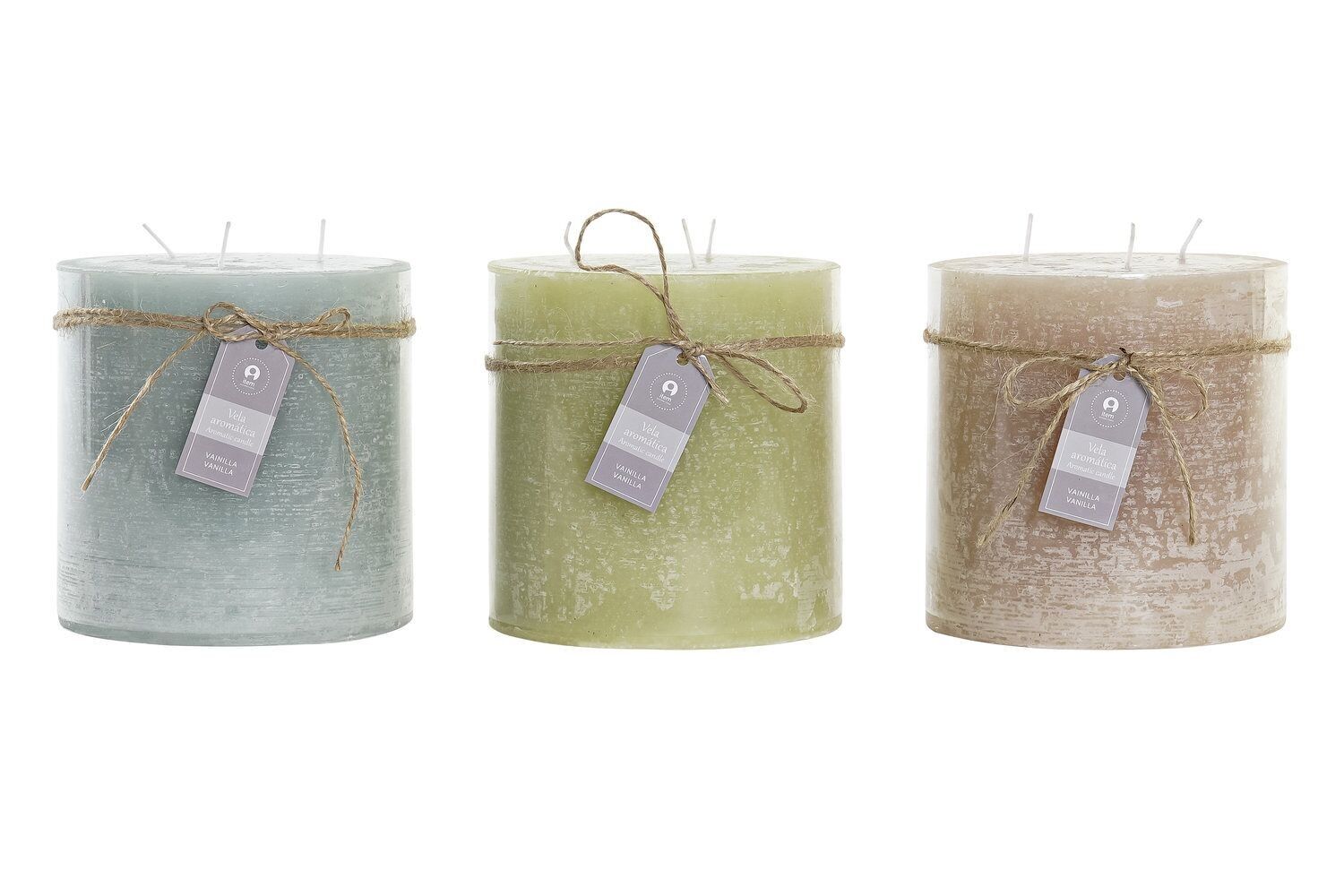 CANDELA IN CERA 12X12X12 90 ORE 3 SURT. VE195157