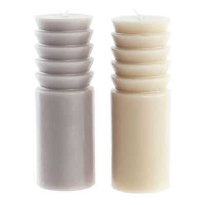 WAX CANDLE 6X6X19 570 GR, 2 SURT. VE200129