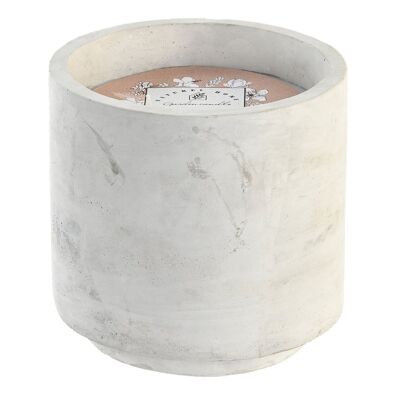 CANDELA CERA CEMENTO 18X18X18 1325 GR GRIGIO CITRONELLA VE202176