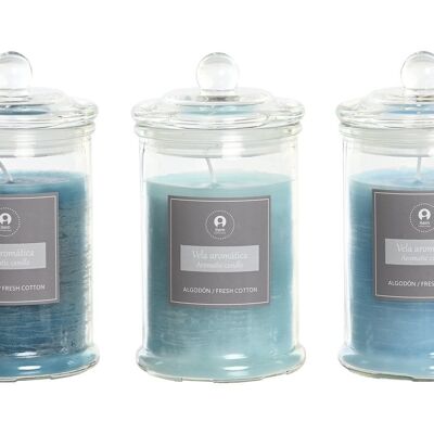 GLASS CANDLE 8X8X15 256 GR, 75 HOURS 3 SURT. VE204727