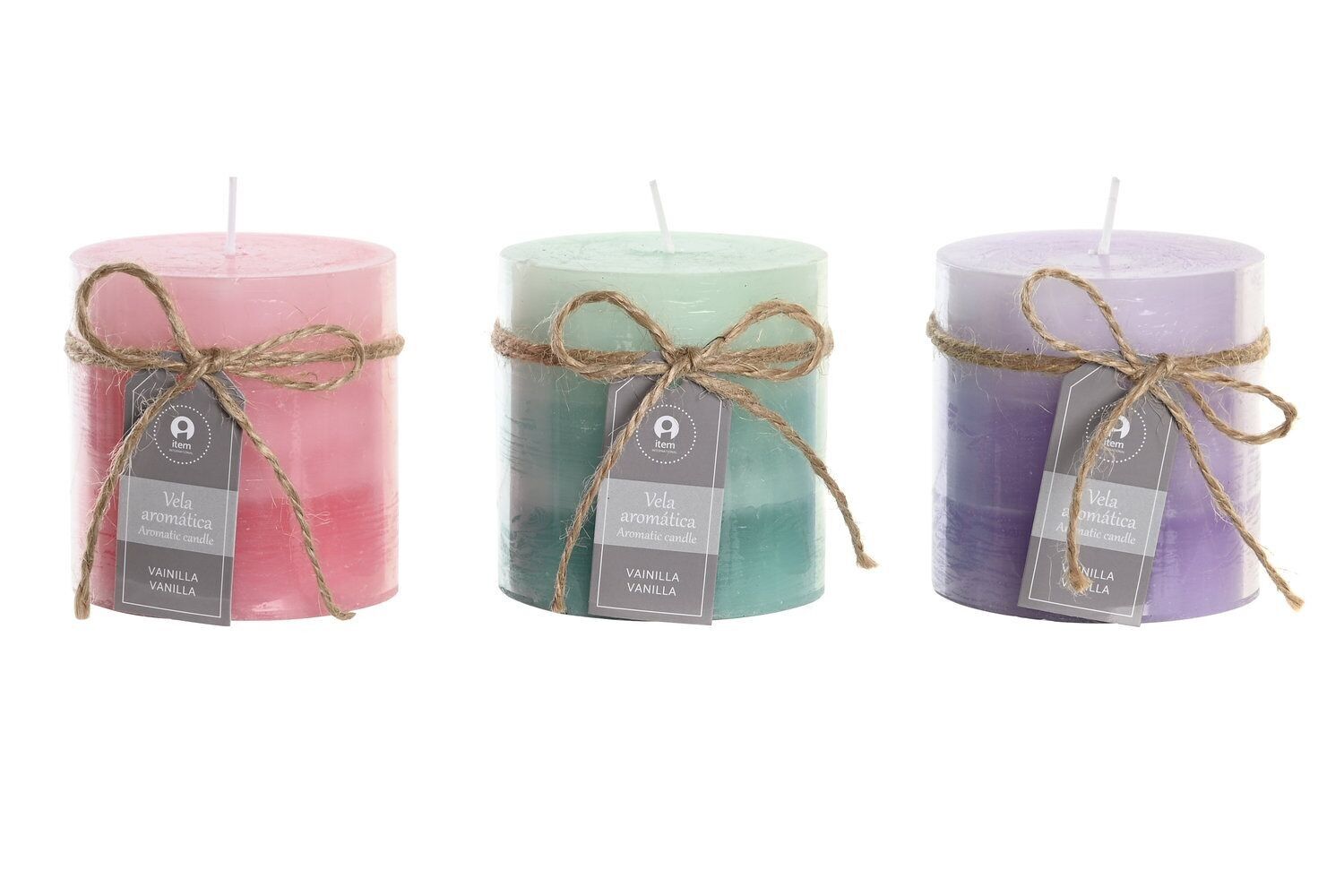 VELA CERA 6,8X6,8X7 215 GR, 32 HORAS 3 SURT. VE204728