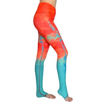 Leggings de yoga soleil sur l'océan 1