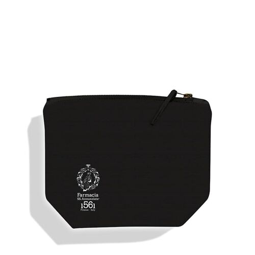 Cotton Canvas Pochette - Black