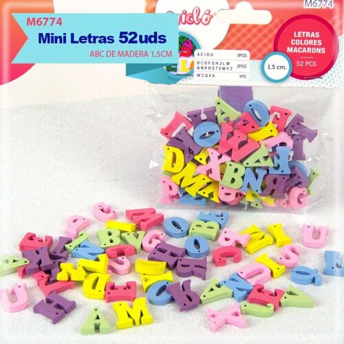 Small Wooden Letters Crafting  Mini Letters Wooden Decoration