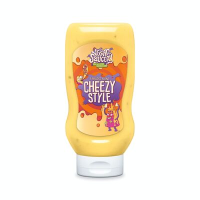 Cheezy Style - Vegan sauce with cheese flavor in a practical squeeze bottle