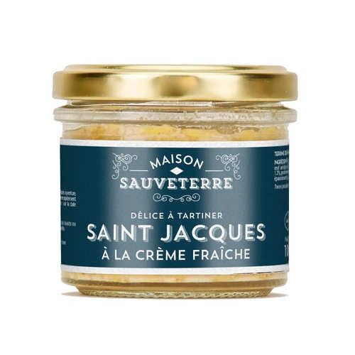Saint-Jacques et crème fraîche à tartiner - Pot de 100g