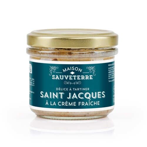 Scallops and crème fraîche spread Maison Sauveterre - 100g jar