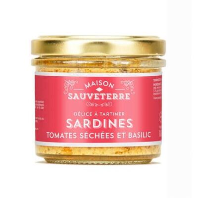 Crema di sardine pomodori secchi e basilico - vasetto da 100g