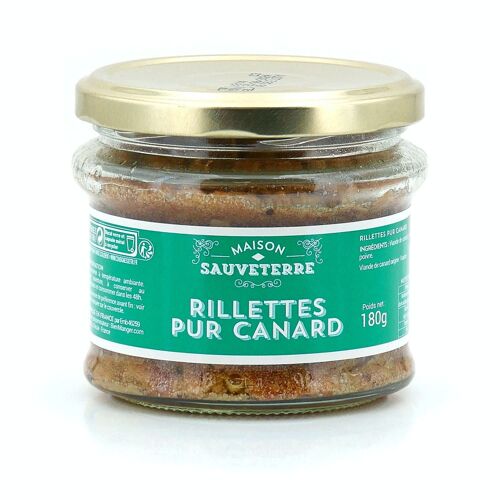 Rillettes pur canard - Pot de 90g