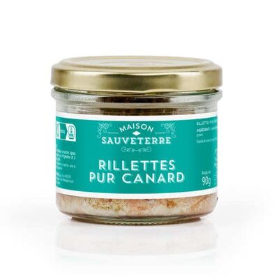 Rillettes pur canard Maison Sauveterre - Pot de 90g
