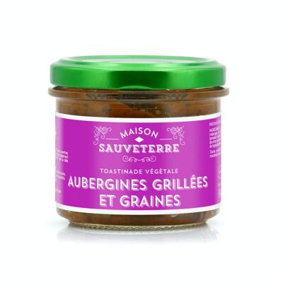 Toastinade aus gegrillten Auberginen und Samen (100% pflanzlich) - Verrine 90g