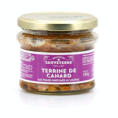 Duck terrine with figs flavored with Loupiac - 180g jar