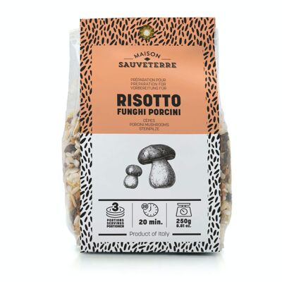 Risotto italiano con hongos porcini - bolsa de 250g