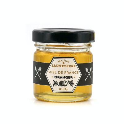 Orange blossom honey from France - 40g jar