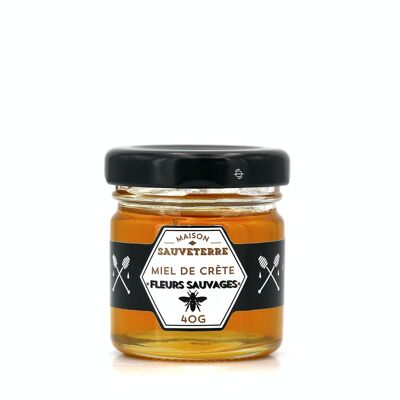 Thyme honey, wild herbs and pine from Crete - 40g jar