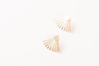 CHINA round EARRINGS 2