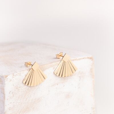 CHINA square EARRINGS