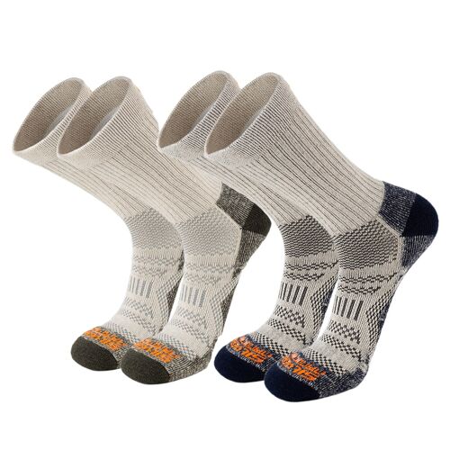 Compra Altura I 2 Pares de Calcetines de Senderismo de Algodón PIMA  Premium, Acolchados, Anti-Blisters, Calcetines de Senderismo para Senderismo  - Calcetines Outdoor Calcetines Deportivos de Senderismo para Mujer y Hombre  