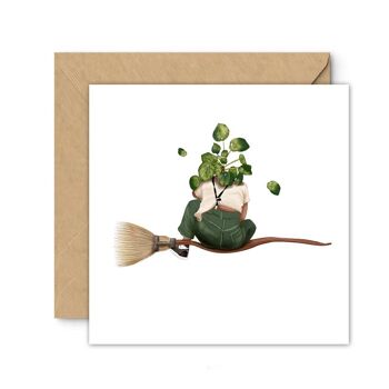 Carte carrée PILEA sorcier 1