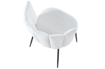 CHAISE DE SALLE À MANGER TULIPE AU CROCHET DE NEIGE. 3