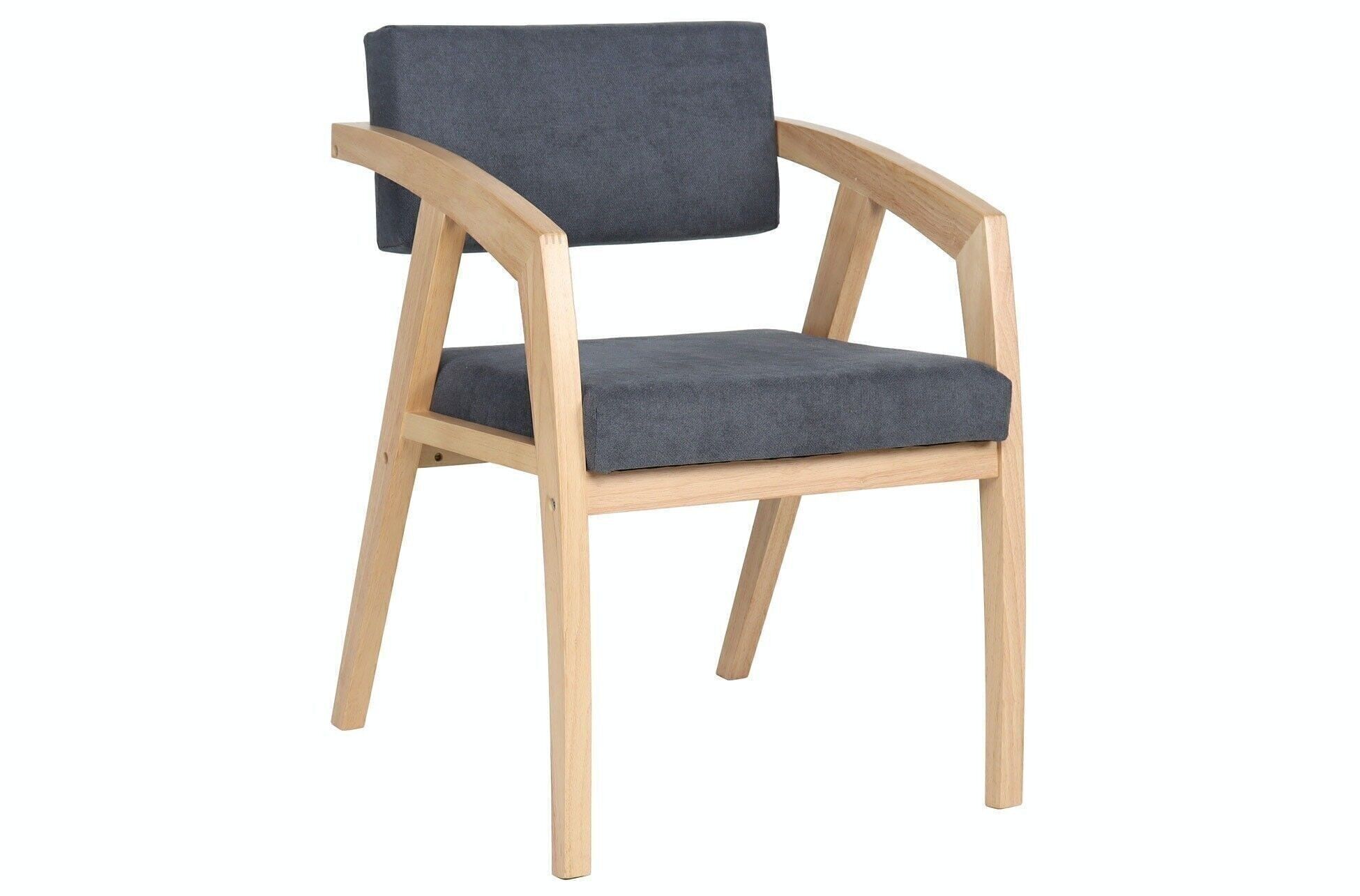 SEDIA UDINE GRIGIO / LEGNO COLORE NATURALE.