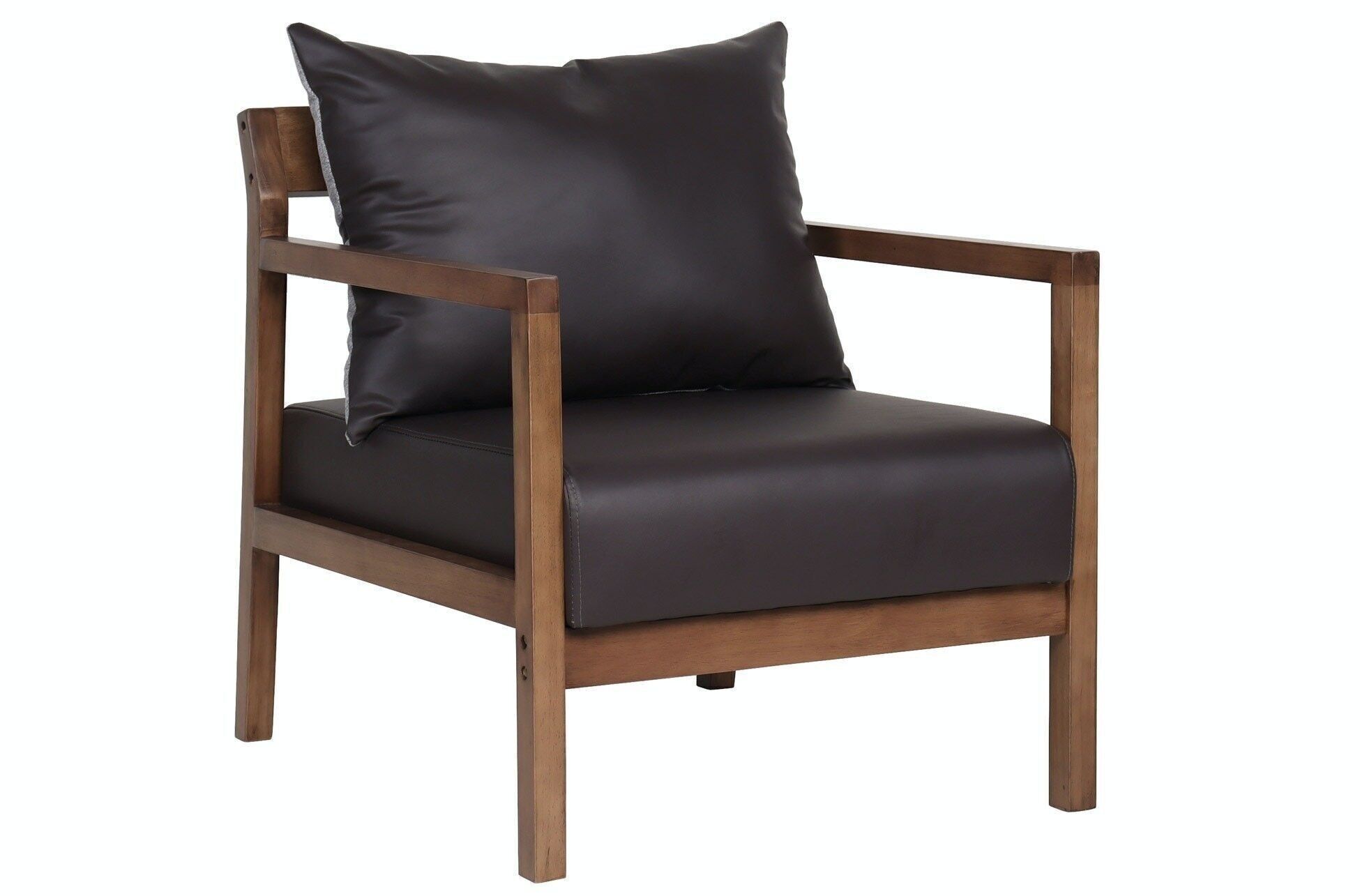 DETROIT SESSEL SIMIL CHOCOLATE LEDER.