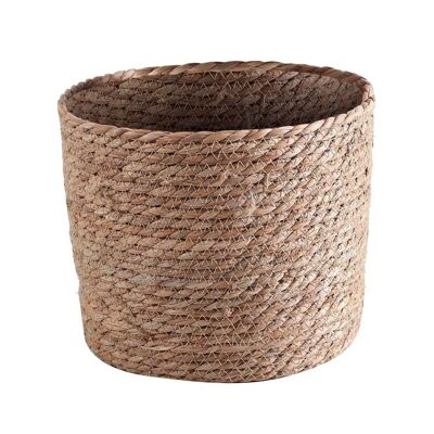 ESPARTO BASKET FOR ARTIFICIAL PLANT