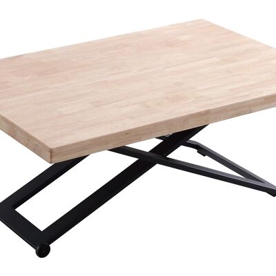 ZOE LIFTABLE COFFEE TABLE NORDISH OAK / BLACK.