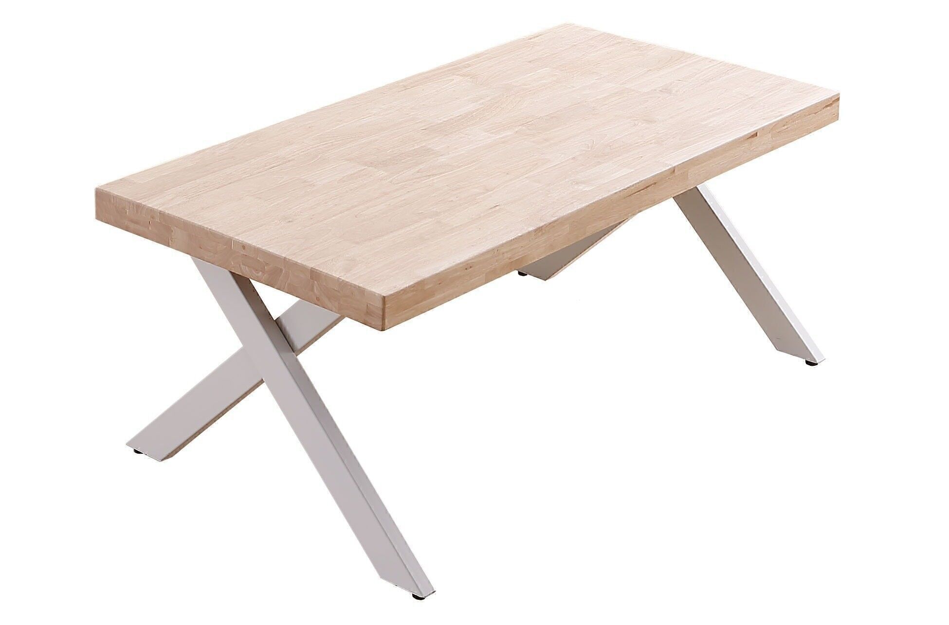 LIFT COUCHTISCH XENA GERADE NORDISCHE EICHE / WEISSE PLATTE.