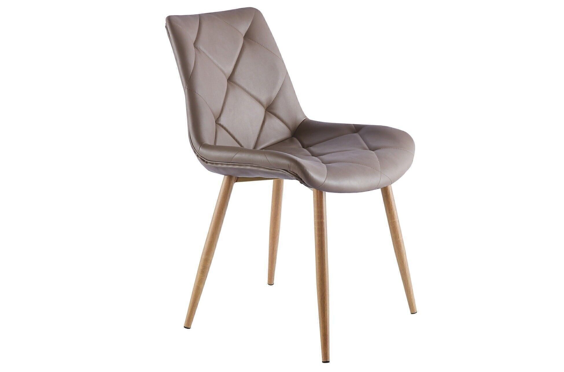 ESSSTUHL MARLENE ÄHNLICHES LEDER TOPO / EICHE